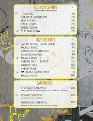 The Yellow House - The Robot Restaurant Shyam Nagar menu 1