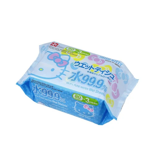 Giấy ướt LEC nước tinh khiết 99,9% Hello Kitty SS232