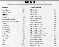 Delhi da Dhaba menu 1