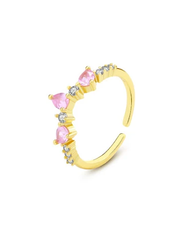 Damesring van sterling zilver, lich - 1