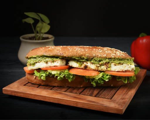 Cottage Cheese Pesto Sandwich