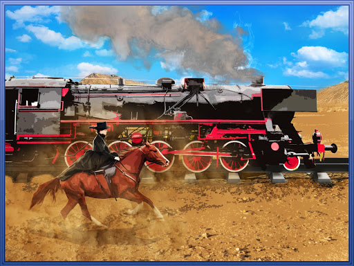 Cowboy Train racing adventure