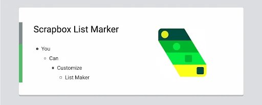 Scrapbox List Marker marquee promo image