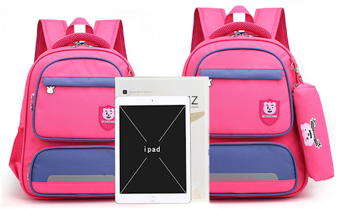 Title 3, Korean cartoon girls second grade schoolbag, p...