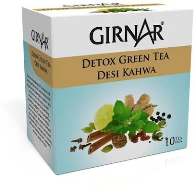 Girnar Tea Detox Green Tea - 40 gm