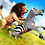 Cover Image of Tải xuống Jungle Lion Simulator: Lion Attack Animal Games  APK
