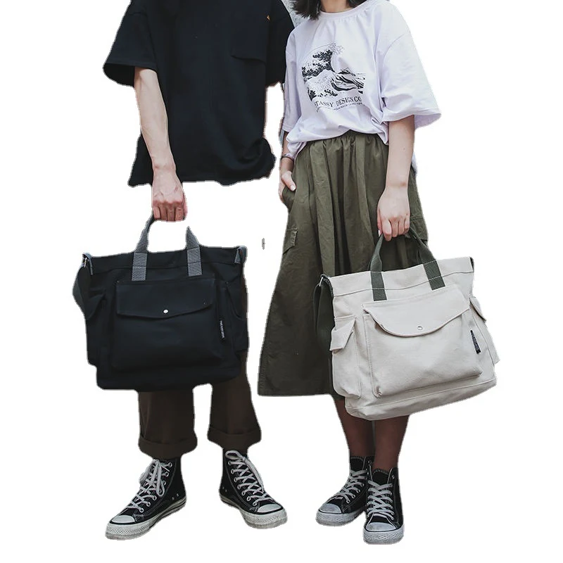 Title 3, Mens Messenger Shoulder Bag Canvas Handbag