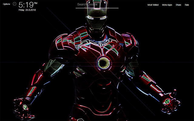 Iron Man Wallpapers FullHD New Tab