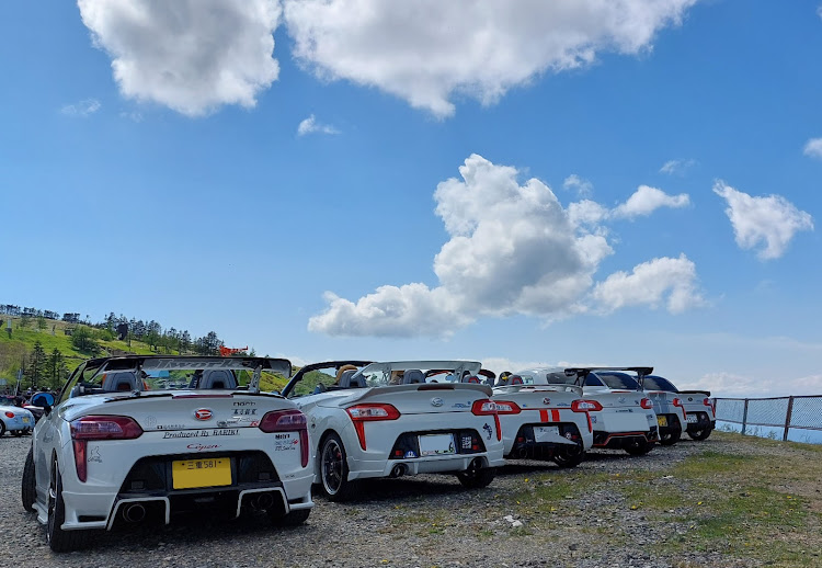 コペンのビーオフ・ビーナスラインツーリング・オープンカーのある生活・チームホワイト結成⁉️・６月も宜しくお願いしますに関するカスタム事例の投稿画像4枚目