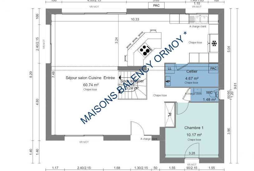  Vente Terrain + Maison - Terrain : 412m² - Maison : 140m² à Chéroy (89690) 