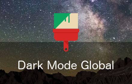 Dark Mode Global chrome extension