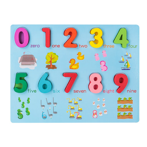 Title 6, Wooden Toy Early Childhood Education Puzzle Kin...