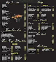 The Charcoal Beer Cafe & Barbeque & Sheesha menu 2