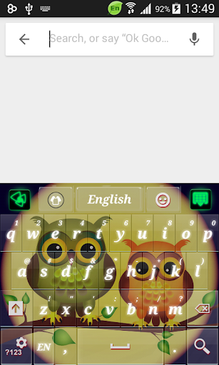 Moonlight Owls Keyboard