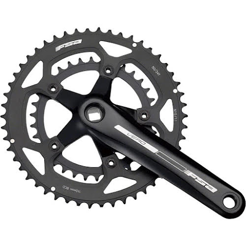 FSA Vero Compact Crankset - 9-Speed, 50/34t