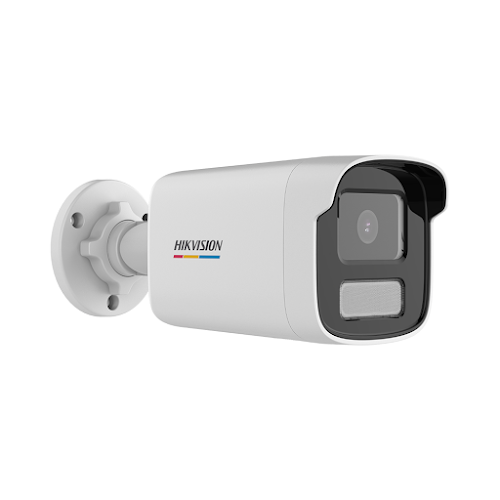 Thiết bị quan sát/ Camera IP thân trụ ColorVu HIKVISION DS-2CD1T47G0-LUF (C) (4MP, 4mm, H.265+, tích hợp micro, khe cắm thẻ nhớ, đèn chiếu xa 50m)