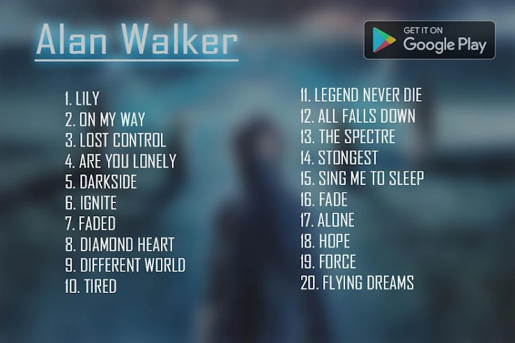 Lily Alan Walker Music Mp3 Latest Version For Android Download Apk - faded roblox id piano