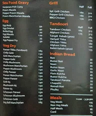 JM Restaurant menu 1