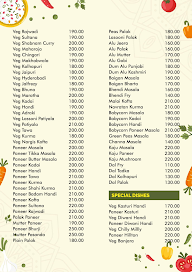 Sarathi Veg Restaurant menu 3