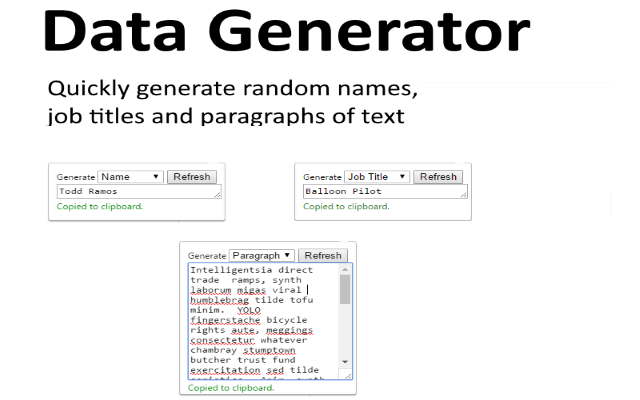 Data Generator