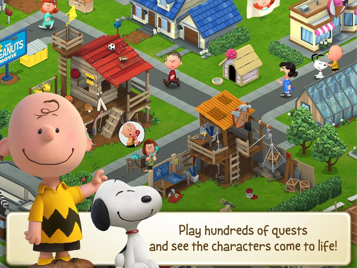   Peanuts: Snoopy's Town Tale: captura de tela 