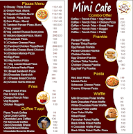 Mini Cafe menu 3