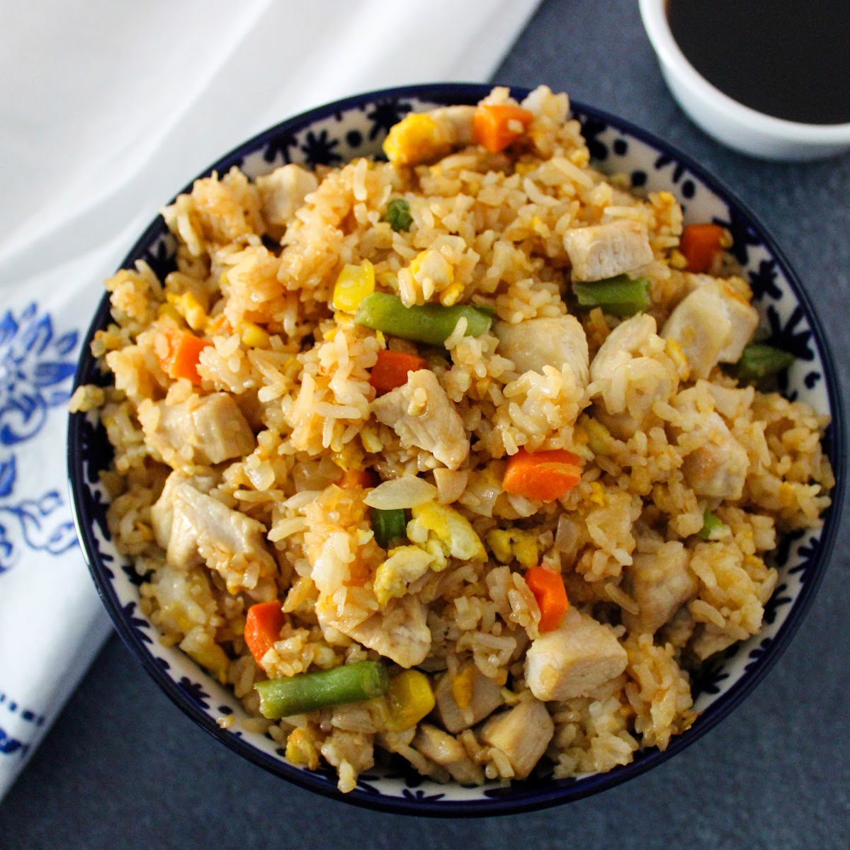 Easy One-Pan Chicken Fried Rice