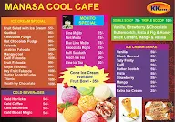 Manasa Cool Cafe menu 2