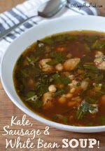 Easy Kale, Sausage and White Bean Soup was pinched from <a href="http://www.100daysofrealfood.com/2015/03/05/recipe-easy-kale-sausage-and-white-bean-soup/" target="_blank">www.100daysofrealfood.com.</a>