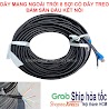 10M Đến 50M Cáp Mạng Ngoài Trời 8 Lõi Đồng Nguyên Chất (Bấm Sẵn 2 Đầu) Có Cáp Treo Dây