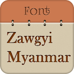 Cover Image of डाउनलोड Zawgyi म्यांमार फ़ॉन्ट्स 11.0 APK