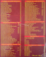 Cafe  Barkat menu 1