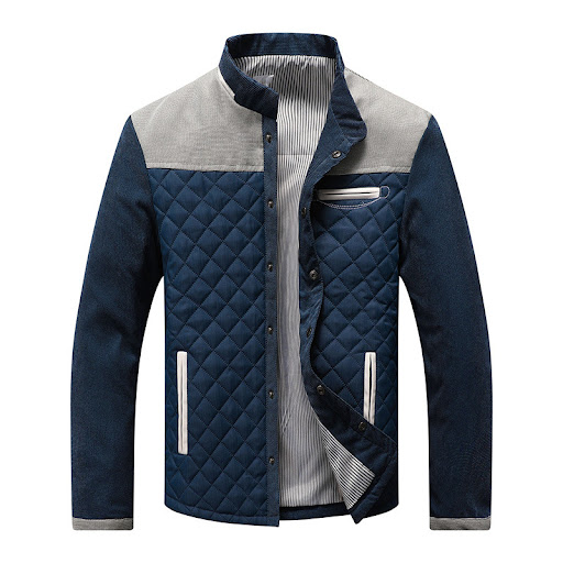 Title 4, Spring Autumn New Mens Casual Jacket Solid Pat...