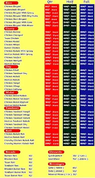 Shakil Chicken Corner menu 1