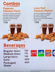 Popeyes menu 6