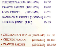 Sri Lakshmi Srinivas Chicken Pakodi menu 1