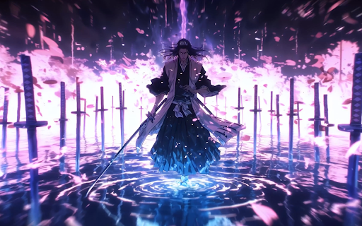 Soul Reaper Byakuya Live Wallpaper Preview 2