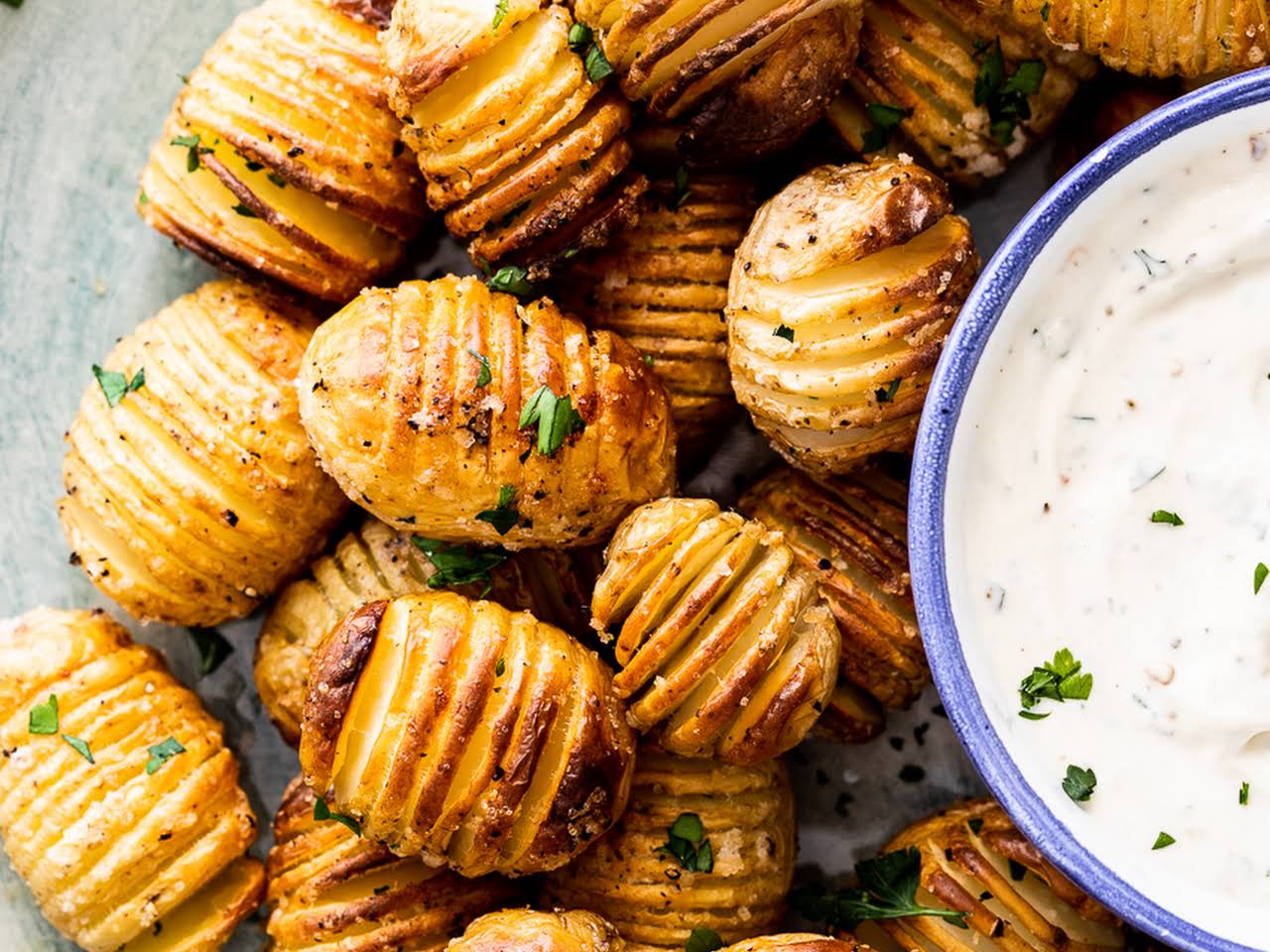 Baby Potatoes with Butter & Herbs