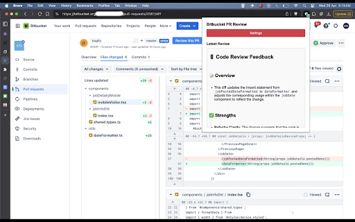 Bitbucket PR Review