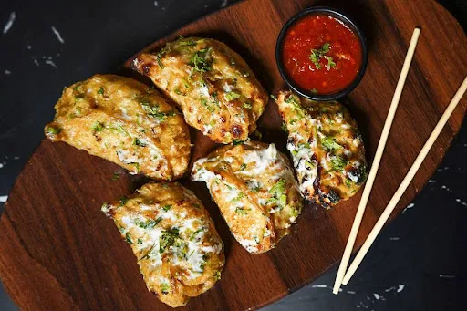 Giant Paneer Afghani Tandoori Momos[5 Pcs][5 Pcs]