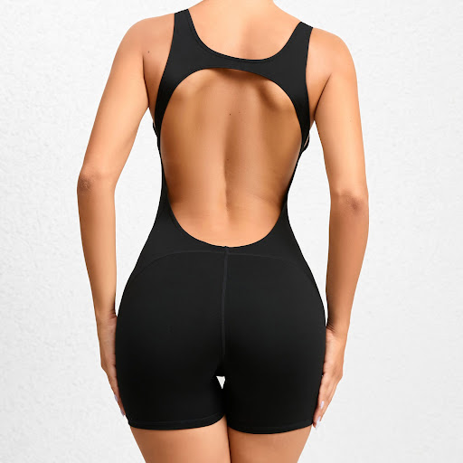 Title 19, Quick-drying Nude Feel Dance Fitness One-piece ...