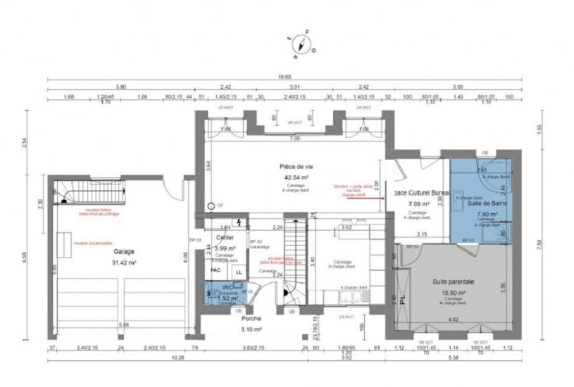  Vente Terrain + Maison - Terrain : 550m² - Maison : 140m² à La Chapelle-la-Reine (77760) 