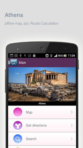 Athens Map offline