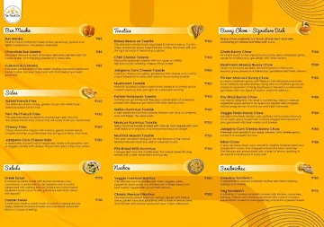 The Tea Toast Co menu 