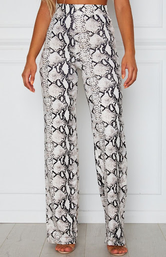 Title 3, Snake print pants for a bold fashion statement....