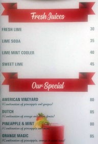 Burger Paradise menu 1