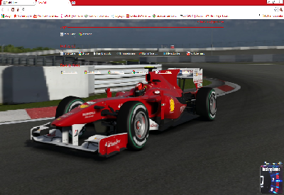 Ferrari F10 F1 Car