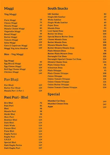 Shazy's Kitchen menu 