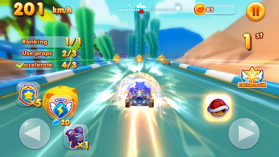 Ultra Sonic Speed: Kart Racing 1.0 APK + Mod (Unlimited money) for Android