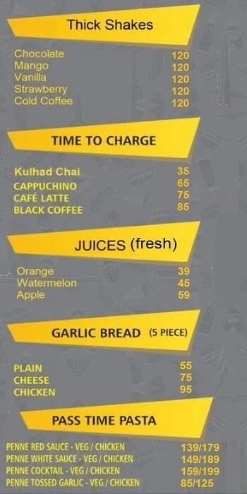 Round O' Clock Cafe menu 